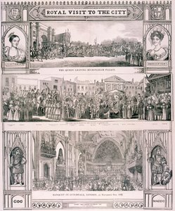 ヴィクトリア女王のロンドン市訪問、1837年