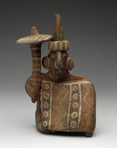メイスを持って座っている男性の姿 作： Nayarit Nayarit