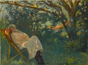 Nazmi Ziya Gueran (1881-1937) - 1904 - Oil on canvas Dim 54x73 cm Sakip Sabanci 博物館、イスタンブール 作： Nazmi Ziya Gueran