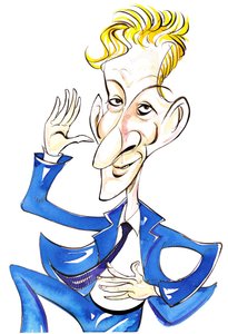 ダニー・ケイ - カラー似顔絵