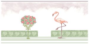 ファミンゴとバラの茂み、2021年（デジタル）