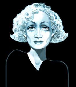 マレーネ・ディートリッヒ、2021 年（デジタル） 作： Neale Osborne