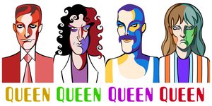 クイーン、2023年（デジタル） 作： Neale Osborne
