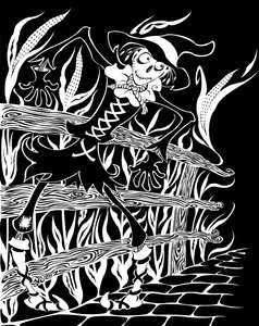 「オズの魔法使い」: かかし 作： Neale Osborne