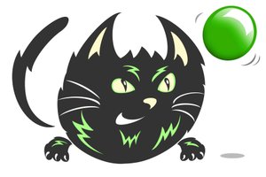 ザップキャット - 似顔絵 作： Neale Osborne