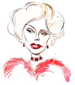 Zsa Zsa Gabor、ハンガリー系アメリカ人女優1917年2月6日〜2016年12月18日 作： Neale Osborne
