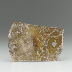 Ax（fu）Tai湖地域、Liangzhu文化、紀元前3300〜2250年（翡翠） 作： Neolithic Period Chinese School