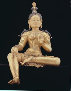 タラ（ギルト・ブロンズ 作： Nepalese School