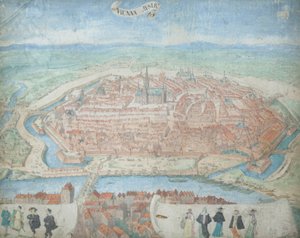 ウィーンの鳥瞰図 作： Leopold Blonder