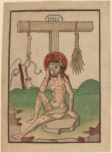 悲しみの人としてのキリスト 作： Netherlandish 15th Century