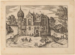 川沿いの城 作： Netherlandish 16th Century