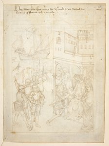 コットン ジュリアス E. IV、アート。 6、「ビーチャムのページェント」、1483年頃（ベラムにインク） 作： Netherlandish School