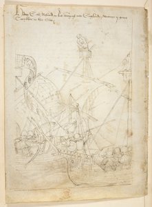 コットン ジュリアス E. IV、アート。 6、「ビーチャムのページェント」、1483年頃（ベラムにインク） 作： Netherlandish School