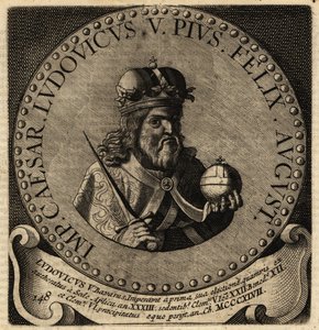 神聖ローマ皇帝ルイ4世。 作： Netherlandish School