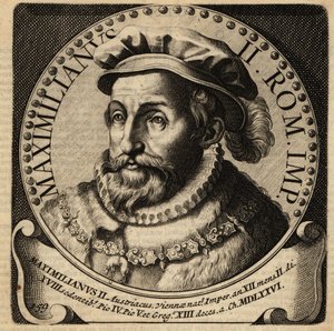神聖ローマ皇帝マクシミリアン2世。 作： Netherlandish School