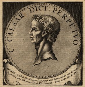 ユリウス・カエサル、カイウス ユリウス・カエサル、ローマの独裁者。 作： Netherlandish School