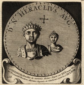 ビザンツ皇帝コンスタンツ2世とファウスタの肖像。 作： Netherlandish School
