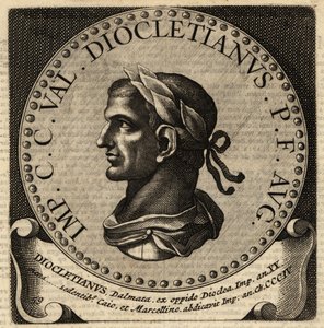 ローマ皇帝ディオクレティアヌスの肖像。 作： Netherlandish School