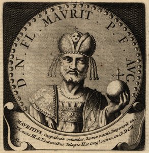 ローマ皇帝マウリッツの肖像。 作： Netherlandish School