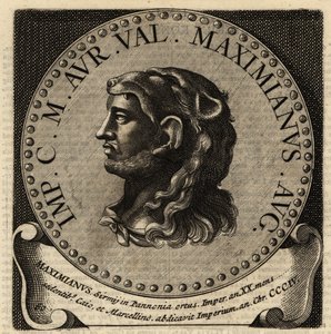 ローマ皇帝マキシミアンの肖像。 作： Netherlandish School