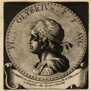 ローマ皇帝オリブリウスの肖像。 作： Netherlandish School