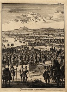 スピーチを聞くローマの百人隊長とレジオネラ。 作： Netherlandish School