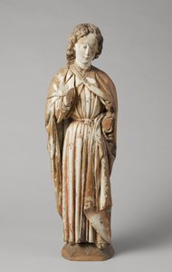 クードウォーターのマスターによる福音書の聖ヨハネ 1470年頃（ウォールナット材 作： Netherlandish School