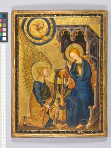 受胎告知、1380年頃 作： Netherlandish School