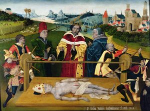 聖エラスムスの殉教 作： Netherlandish School