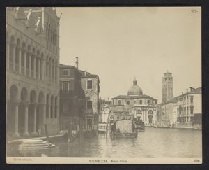 Gevel van de Fondaco dei Turchi te Venetië ヴェネツィア - 市立博物館 (オブジェクトのタイトル) 作： Neue Photographische Gesellschaft