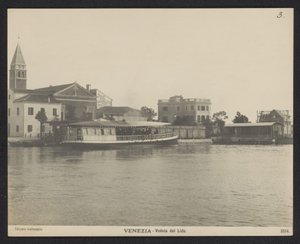 リドからの港の眺め Venezia - Veduta del Lido (オブジェクトのタイトル) 作： Neue Photographische Gesellschaft