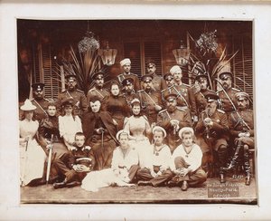 ロマノフ家: 皇帝アレクサンドル 3 世の家族、c. 1890年。 作： Neuilly sur Seine . Photo studio