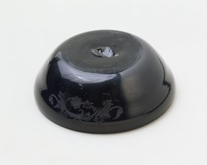 シュガーボウルカバー 作： New Bremen Glass Manufactory