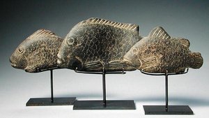 3匹の魚 作： New Kingdom Egyptian