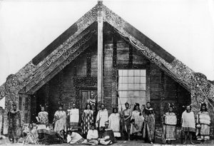 マオリの集会または集会所、1863-80年