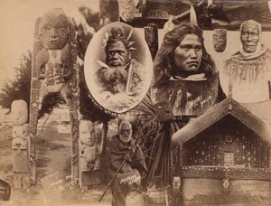 ニュージーランド・マオリ族（モノクロ写真 作： New Zealand Photographer