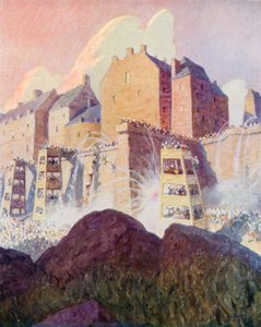 スターリング城の戦い 作： Newell Convers (after) Wyeth