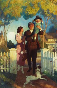 帰宅 作： Newell Convers Wyeth