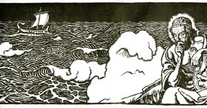 ジョージハーバートパーマー作「ホーマーのオデッセイへの口絵」、1929年 作： Newell Convers Wyeth