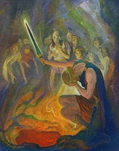 死者の国のオデュッセウス 作： Newell Convers Wyeth