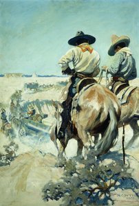 供給ワゴン 作： Newell Convers Wyeth