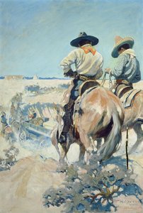サプライワゴン 作： Newell Convers Wyeth