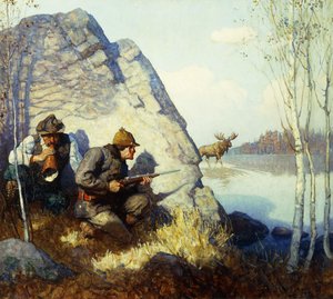 ムースコール 作： Newell Convers Wyeth