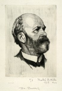 バリル博士の肖像 作： Newton A. Wells