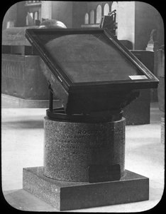 ロゼッタストーン、大英博物館、ロンドン、c1890