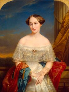 ロシアのオルガ・ニコラエヴナ大公女の肖像、1822～1892年、ヴュルテンベルク女王、1848年。