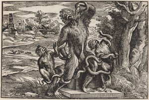 ラクーングループの似顔絵 作： Niccolò Boldrini after Titian