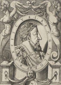 フランスのフランシスI、パブ。 C. 1568 作： Niccolò Nelli
