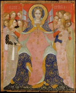聖ウルスラと彼女の乙女たち, ca. 1410年。 作： Niccolò di Pietro