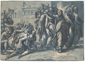ハンセン病患者を癒すキリスト, 1540-50., 1540-50. 作： Niccolo Vicentino